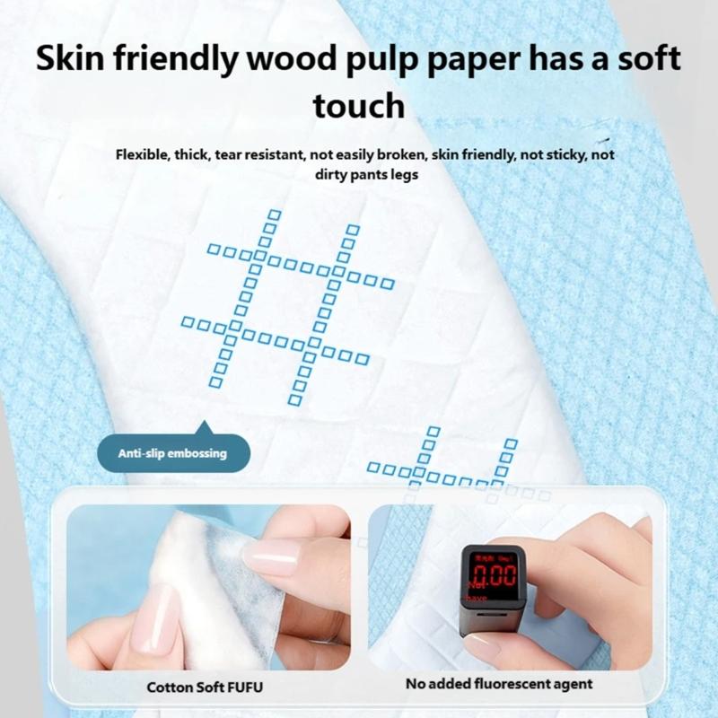 5PCS Premium Disposable Toilet Seat Covers Absorbent Cotton Layer Works On Most Toilets Great For Traveling