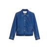 Amiparis Logo Embroidered Pointed Collar Single-Breasted Long Sleeve Denim Jacket Men jackets HJK205DE0001-480
