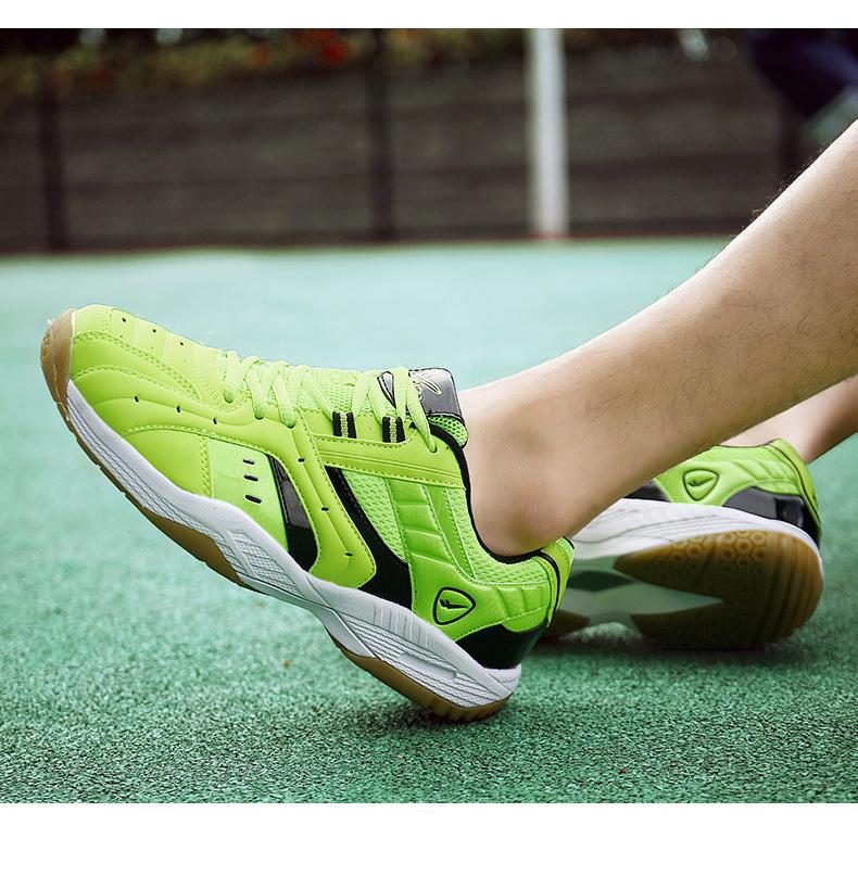 

Autumn new low-top hard-soled men s and women s tennis badminton training shoes fashion sports practice shoes sports shoes 45 фарби люмінесцентні зелений колір