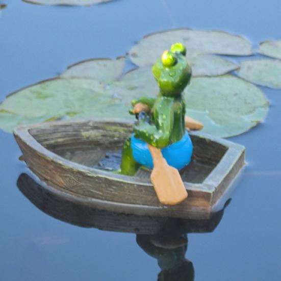 Yousheng Resin Pond Frog Statue Garden Animal Miniatures Water Decoration Landscape Figurine Outdoor Flower Pots Decorative Sculpture
