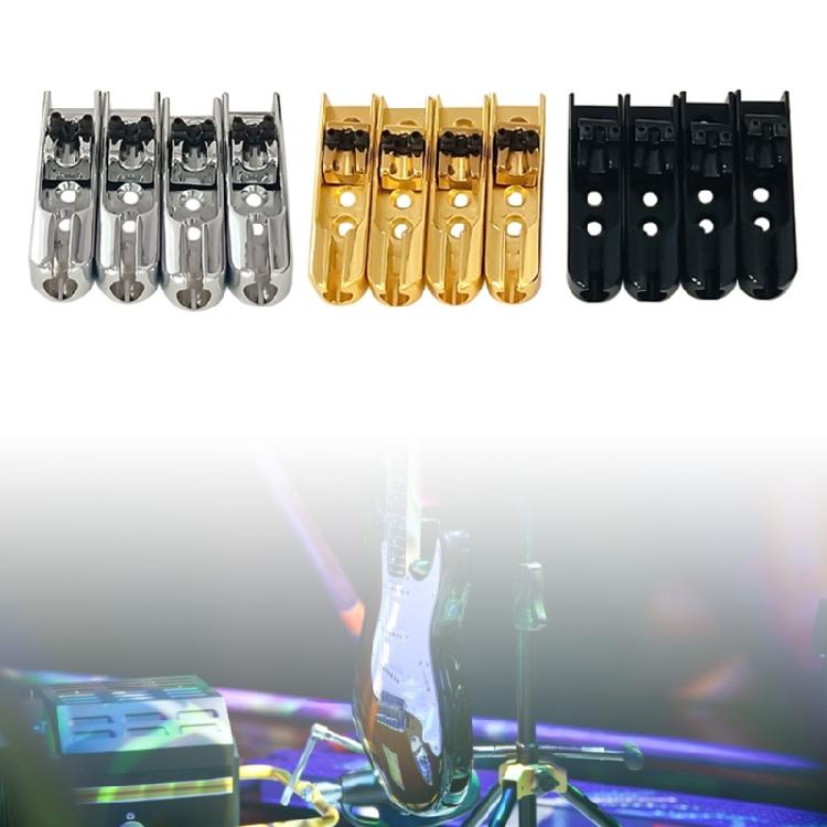 4 Pcs Separate Bass Bridge Electric Guitar Bass Split Bridge Saddle Replacement