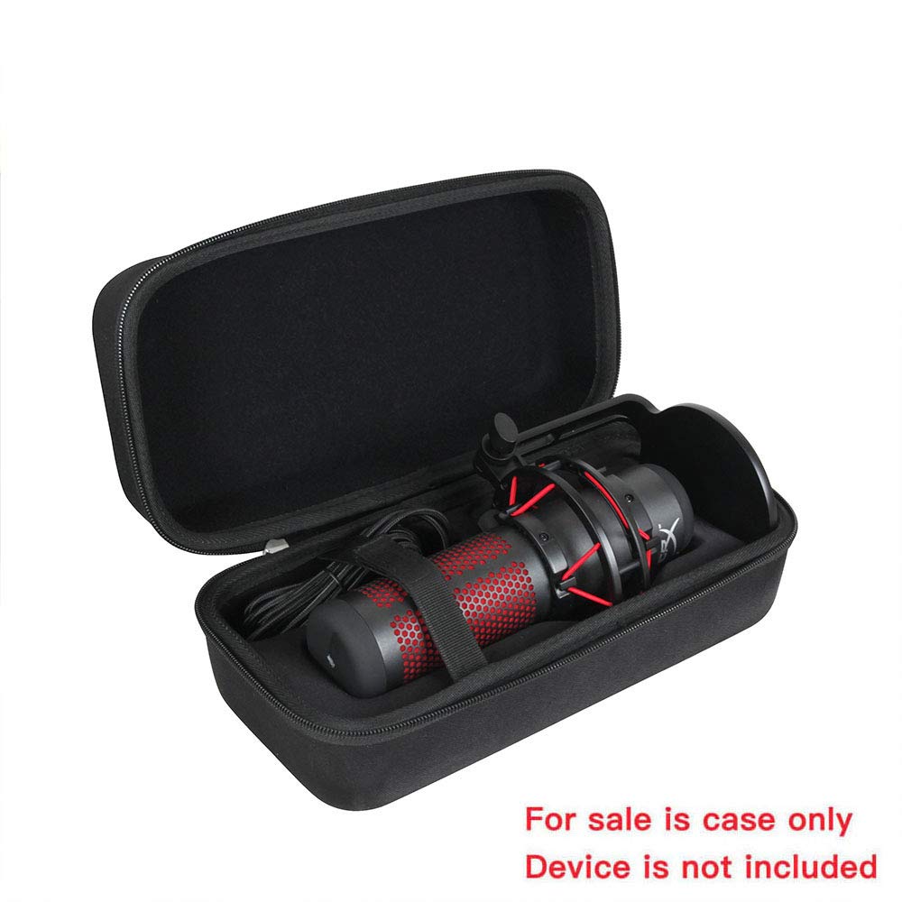 Kingston HyperX QuadCast Standalone Microphone HX-MICQC-BK Storage Case - Hermitshell (Black)