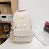 Korean Style Color Block Backpack - Trendy Large Capacity for Students & Travelers