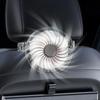 Cooling Car Fan For Summer Headrest Rear Seat Fans With 3 Speeds USB Chaging Strong Wind Car Fans For Auto RV Vehicle