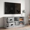 VidaXL TV Cabinet Concrete Grey 102x35.5x47.5 Cm Engineered Wood 816180