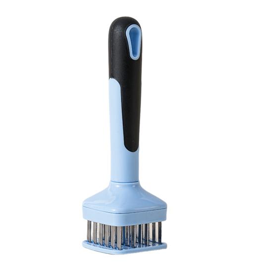 Stainless Steel Meat Tenderizer Hammer Automatic Rebound Meat Tenderizer Tool for Kitchen Family Restaurant Bakery Marinade Absorption Enhancer