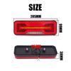 LED Combination Tail Lights DRL Dynamic Turn Signal Light Reflector Brake Reverse Light For Trailer Truck Tractor Camper 12V 24V