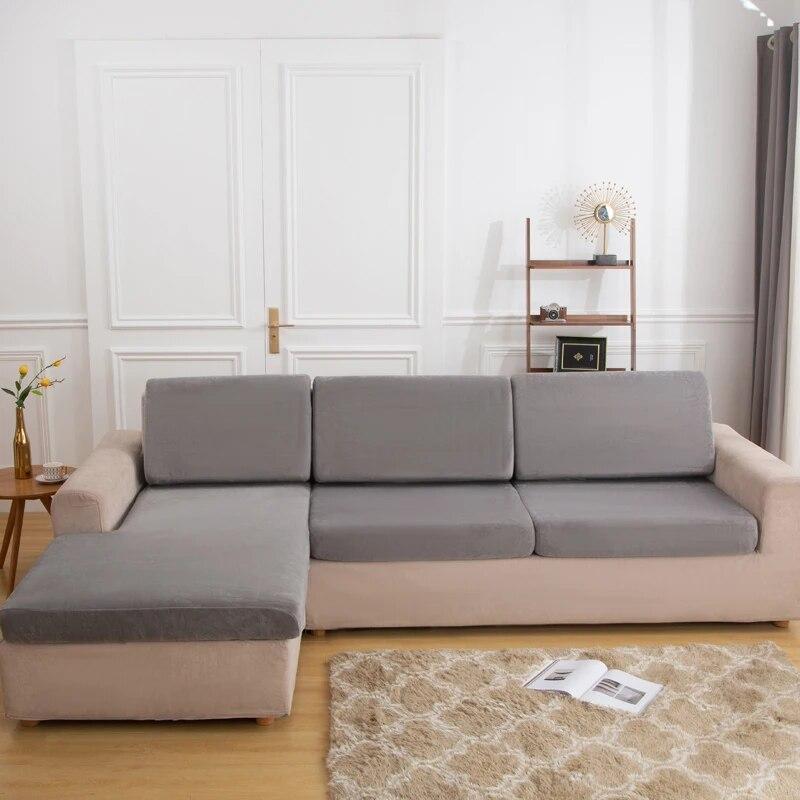 Lavabilă, detașabilă, husă de pernă de șezut pentru canapea de pluș Huse de protecție elastică pentru animale de companie Husă de pernă pentru canapea pentru mobilier