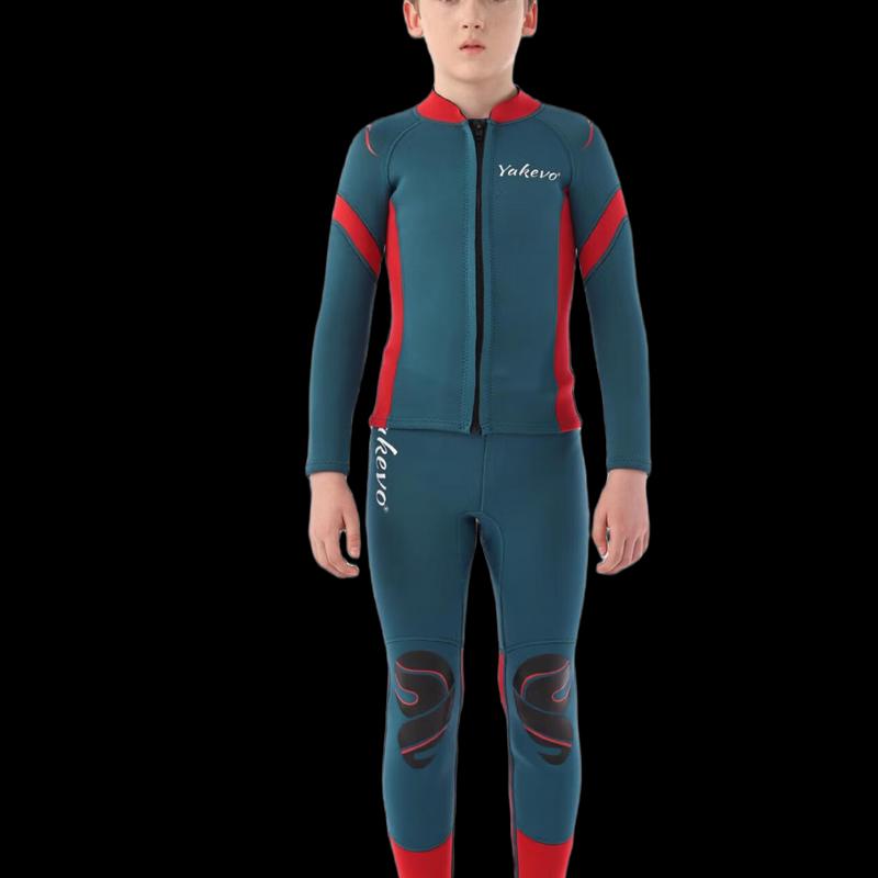 WEZHO Kids  Thermal Full Body Long Sleeve Swimsuit