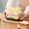 Butter storage box Cutting and packing storage box Refrigerator fresh-keeping box Frozen cheese slices Split   storage box