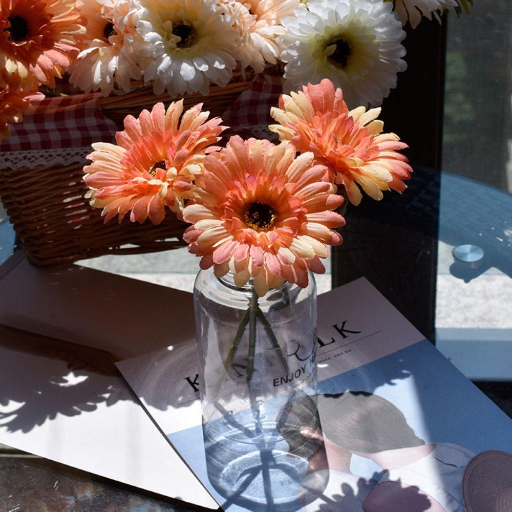 

Silk Artificial Gerbera African Daisy Simulation Flower Creative African Daisy Flower Wedding