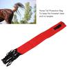 Hook And Loop Design Horse Tail Protection Bag Non Woven Fabric Tail Protection Cover  Stable Use