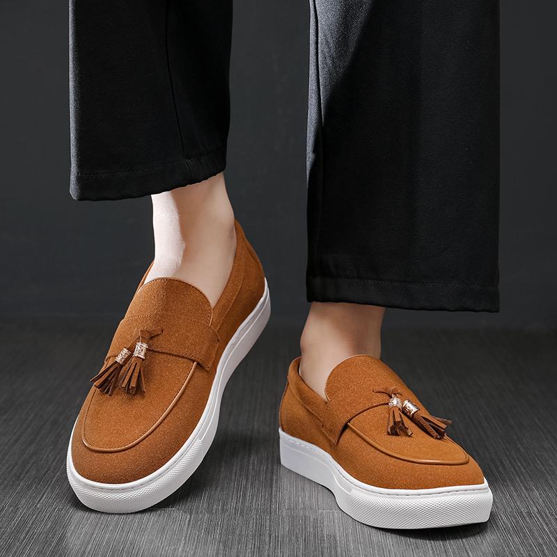 Fashion Leather Shoes Casual Business Shoes for Men Dress Tenis De Hombre Moccasins Mokasin Tenis Caballero Designer