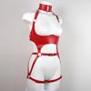 Leather Harness Bodysuit for Women Erotic Lingerie Gothic Garter Belts BDSM Sex Toys