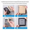 Type 86 Waterproof Bathroom Socket Cover – Adhesive, Universal Splashproof Protective Case