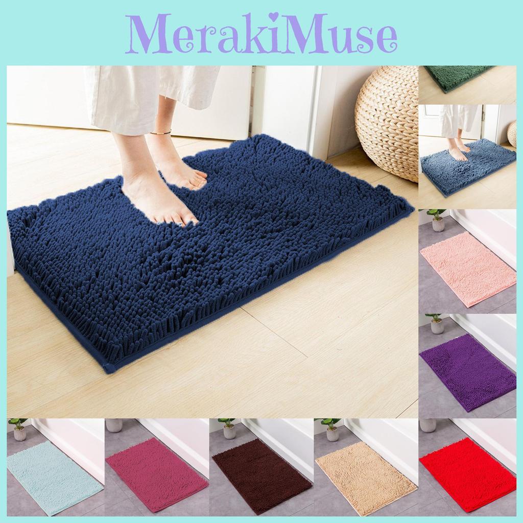 Koupelnová chenilová předložka Koberec Psí rohožky Absorpční Protiskluzové Koupelnové předložky Sprcha