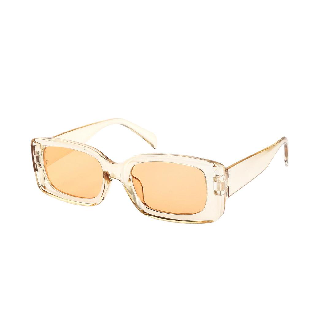 Trendy Leopard Print Small Square Frame Sunglasses with UV Protection for a Fashionable Hong Kong Style. Ideal for Driving In Strong Sunlight.