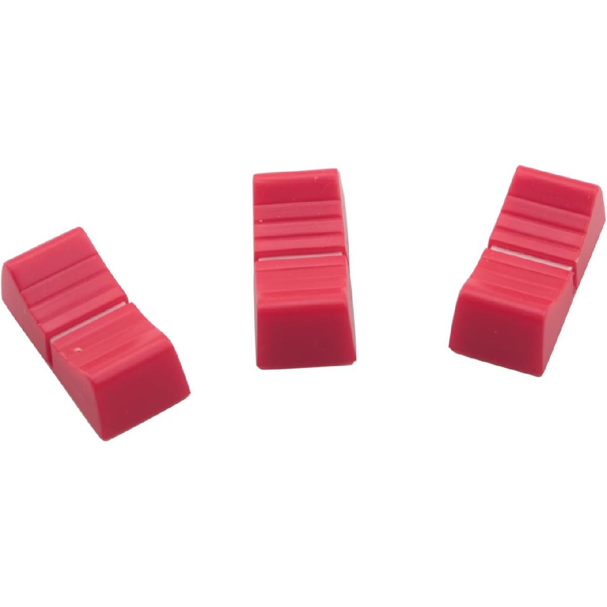 ZCZQC 30 шт. Ручка слайдера фейдера консольного микшера красная ручка потенциометра ручка слайдера фейдера консольного микшера для гитарного микшера регулировка громкости яркость