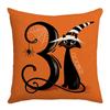 Halloween Pillow Home Pumpkin Cat Witch Hat Striped Sofa Decorative Pillow Case