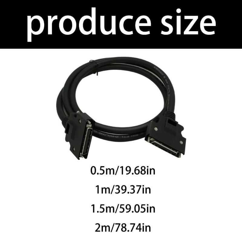 Fast speed Data Transfer Cable for Servo Motors with SCSI50 Interfaces Industrial Automation Equipment PVC Construction