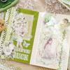 MòMò Retro Lace Hollow Stickers - Rain Dye Series for DIY Journals and Collage