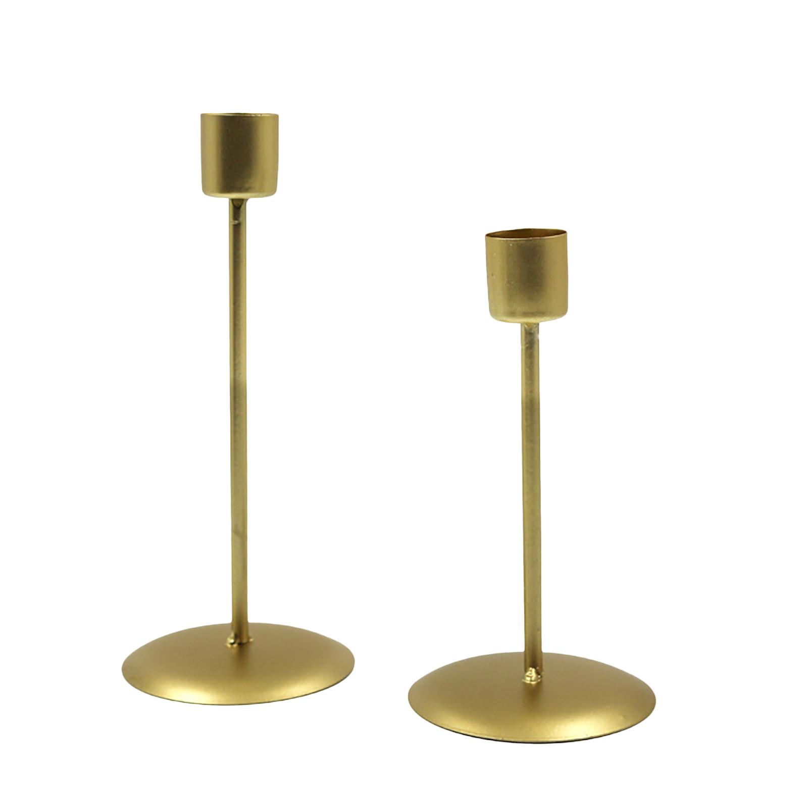

Brass Candlestick Kit Gold Candle Holder For Wedding Table Decorative Evening Party Dinning Ornament Home Decor One Size золотой