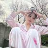 Rainbow Hot Diamond Spring and Autumn Ice Silk Pajamas, Cute Thin Women's High-end Home Clothing, Summer Can Be Worn Externally