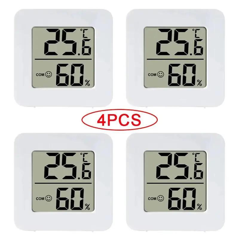 LCD Digital Thermometer Hygrometer Indoor Room Electronic Temperature Humidity Meter Sensor Gauge Weather Station For Home