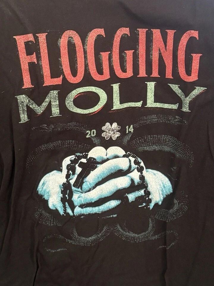 

Flogging Molly Band Green 17 Tour Adult Unisex T-shirt Full Size UU963 4XL