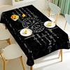 Viking Mystical Rune Rectangle Tablecloth Table Decor Reusable Scandinavian Kitchen Dining Tablecloth Holiday Party Decor