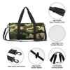 Green Military Camouflage Travel Duffel Bags Portable Foldable Waterproof Carry on Luggage Bag Lightweight Yoga Gym Sports Bag