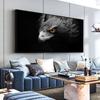 Tierölgemälde Adler Nahaufnahme harte Olecranon Kunst Leinwand Malerei Büro Wohnzimmer Flur Dekoration Wandbild kein Rahmen