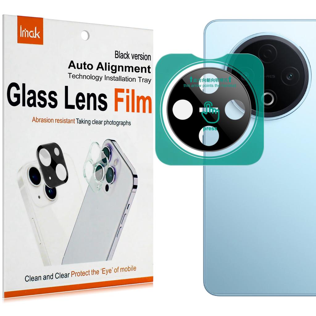 For Vivo Y500 5G China Glass IMAK High Definition Glass Lens Film Black Version