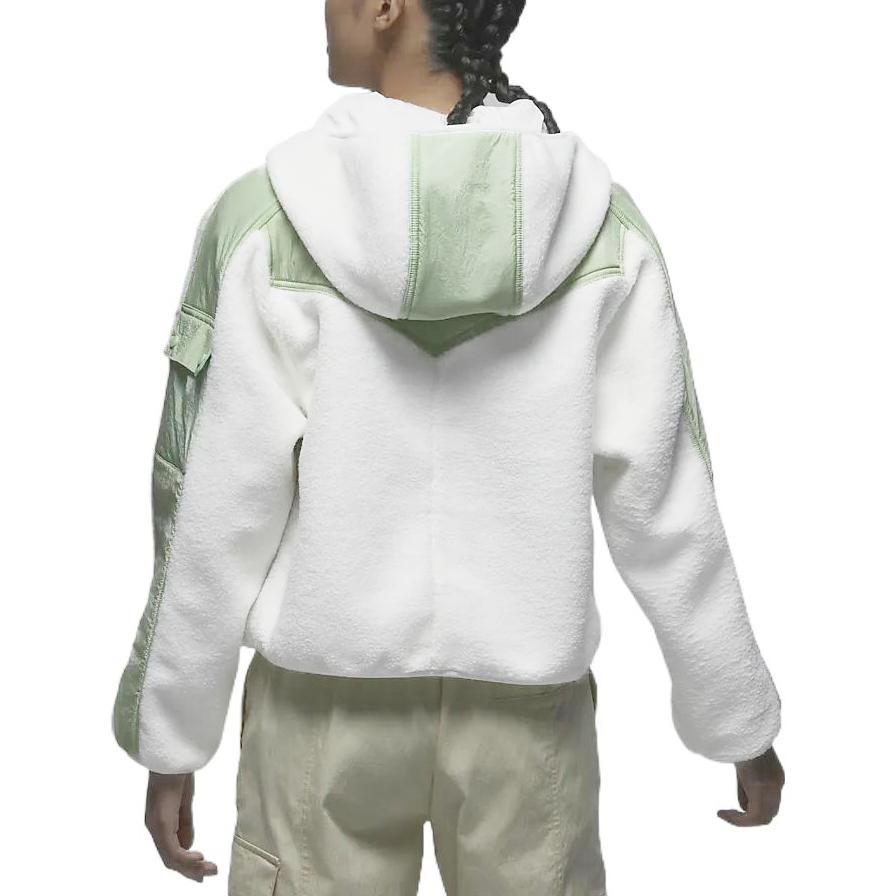 Jordan Cny Serie Half-Zip Multi-Pocket Fleece Pullover Hoodie Damen Hoodies Weiß FB1635-108