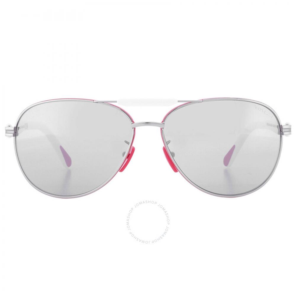 

Moncler Steller Smoke Mirror Pilot Unisex Sunglasses ML0241 H 16C 62