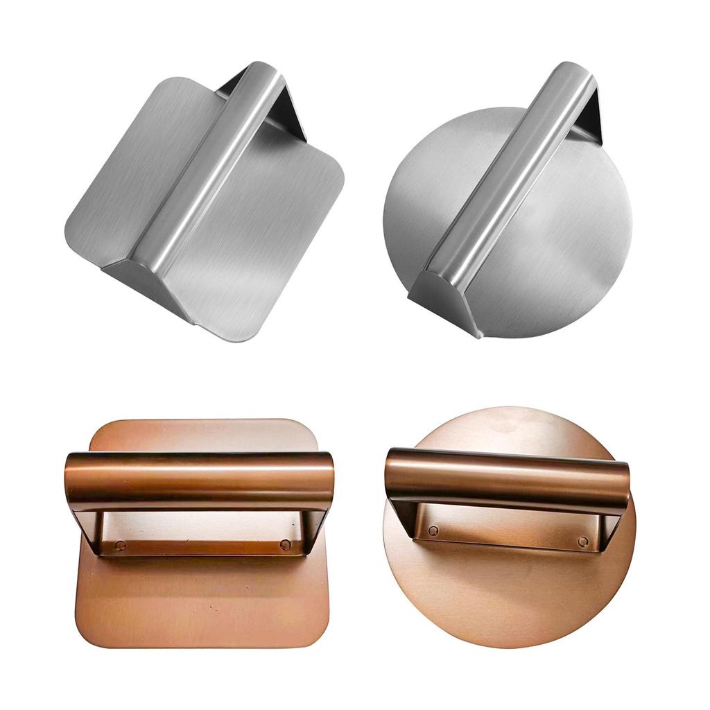 Burgerpressen Glatte Küchenaccessoires Burger Smasher Fleisch Rindfleischburger Fleisch Smasher für Barbecue Kochen Sandwich Steaks