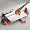 600 mm Manual Tile Cutter, Spring-Loaded Base Cutting Tool with Adjustable Angle Fence, Tungsten Carbide Cutting Wheel, Precision Alignment Guide, for