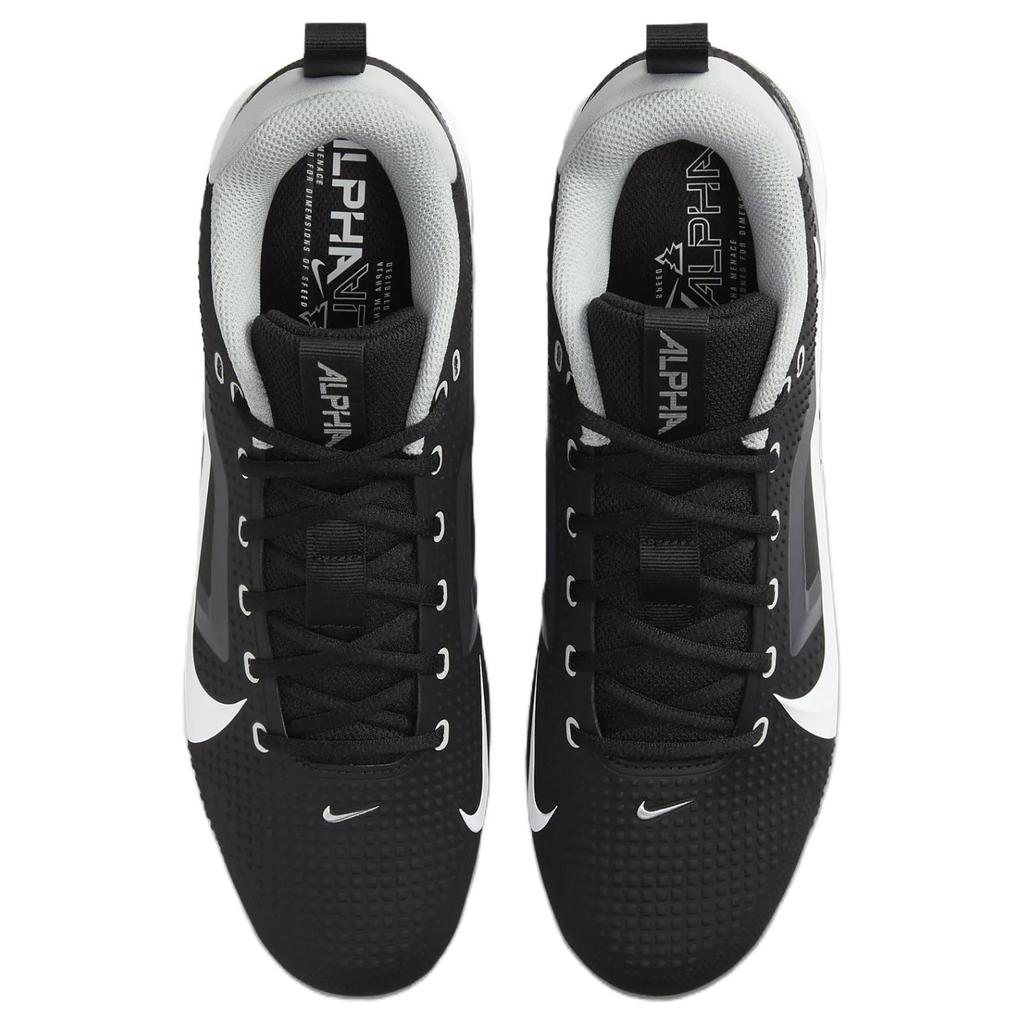 Nike Alpha Menace 4 Varsity Black White Men Sneakers Light-Smoke-Grey Metallic-Silver FN0027-001