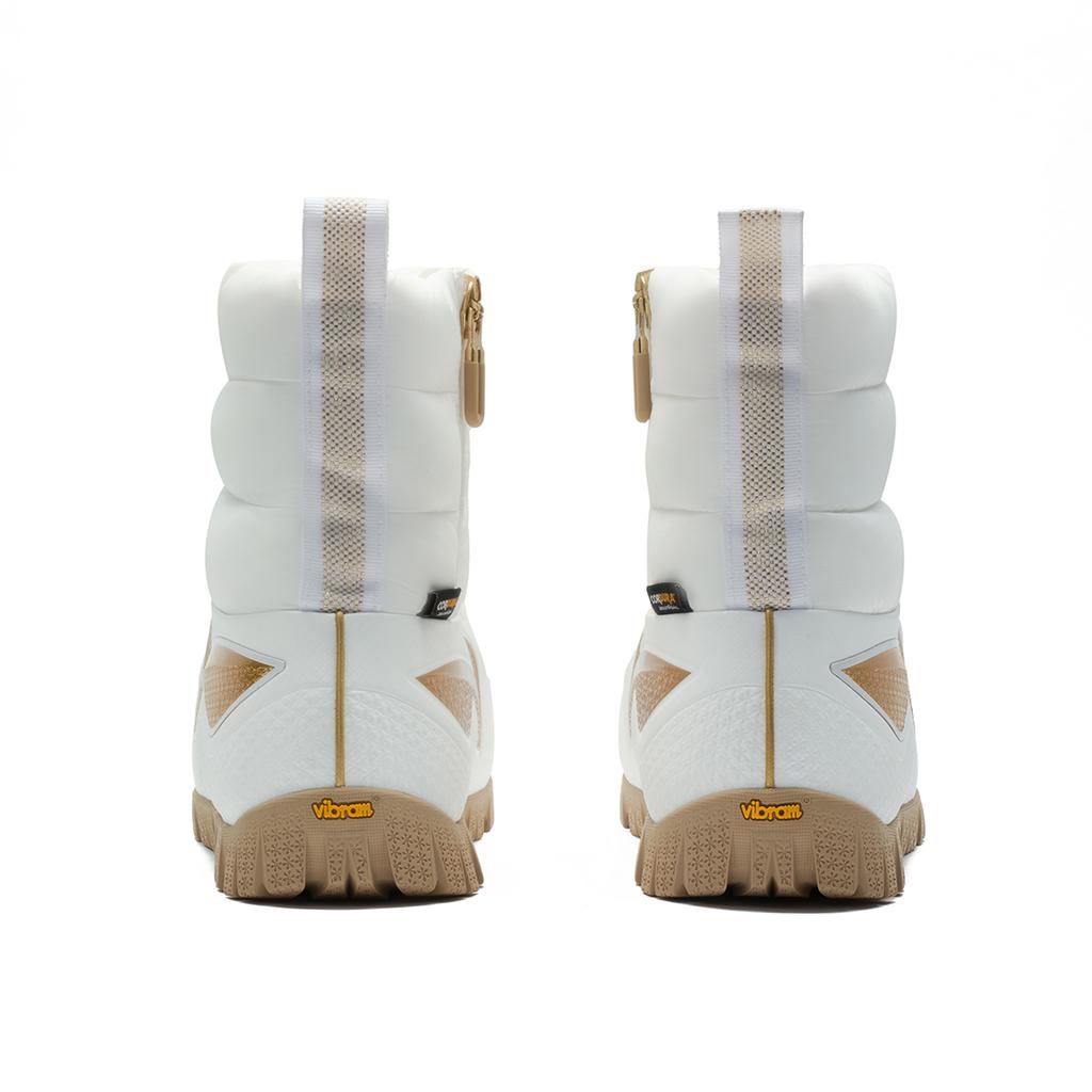 Li Ning Zhong Rong BOOT Abriebfest Dämpfung Rutschfest Kurze Schneestiefel Damen Weiß AGCV508-2