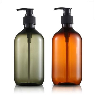 Dispensador Recarregável 300ML/500ML Marrom Verde Branco Garrafas Reutilizáveis Acessórios Gel Loções