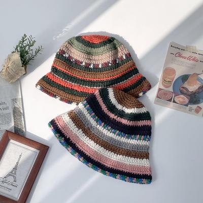 Women's and Men's Daily Color Block Bucket Hat
