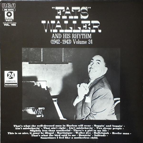 

LP Record FATS WALLER HIS RHYTHM Complete Recordings Volume 24 1942 PM43174 RCA France Jazz Used