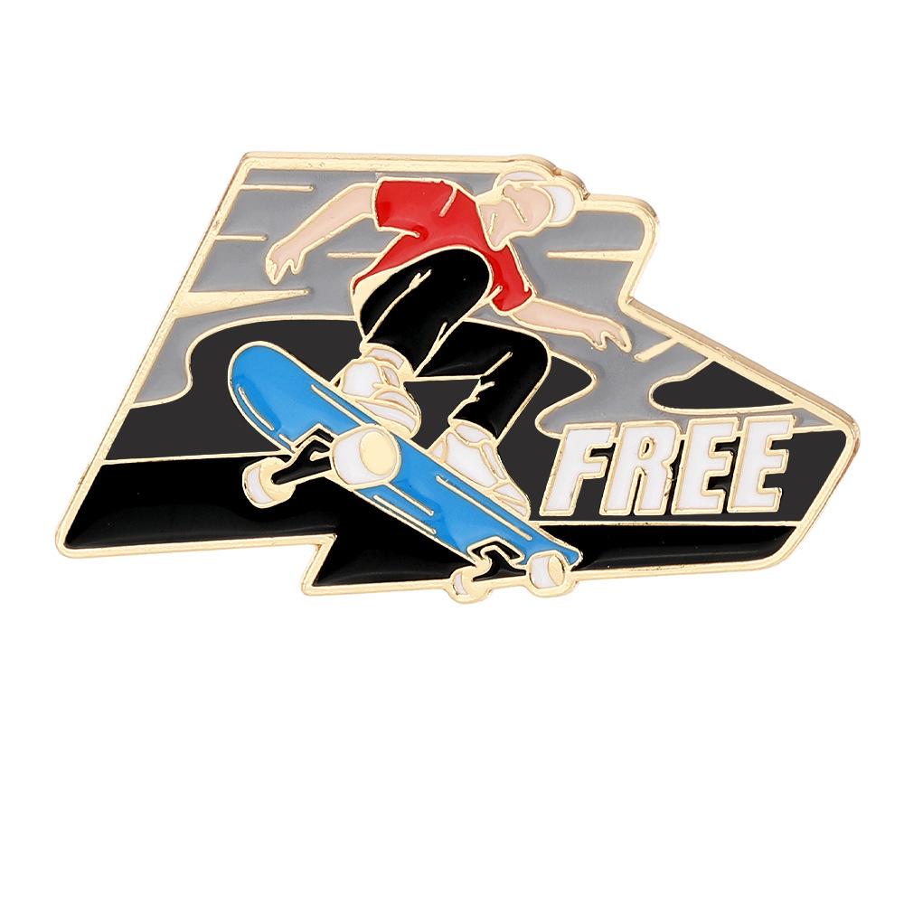 Mountain Bike Racing Badge: Souvenir Pin for Backpack Decoration