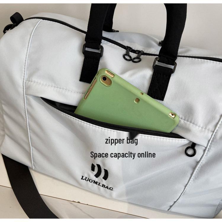 Lightweight Waterproof Duffel Bag for Fitness, Yoga, and Sports – Crossbody Barrel Design