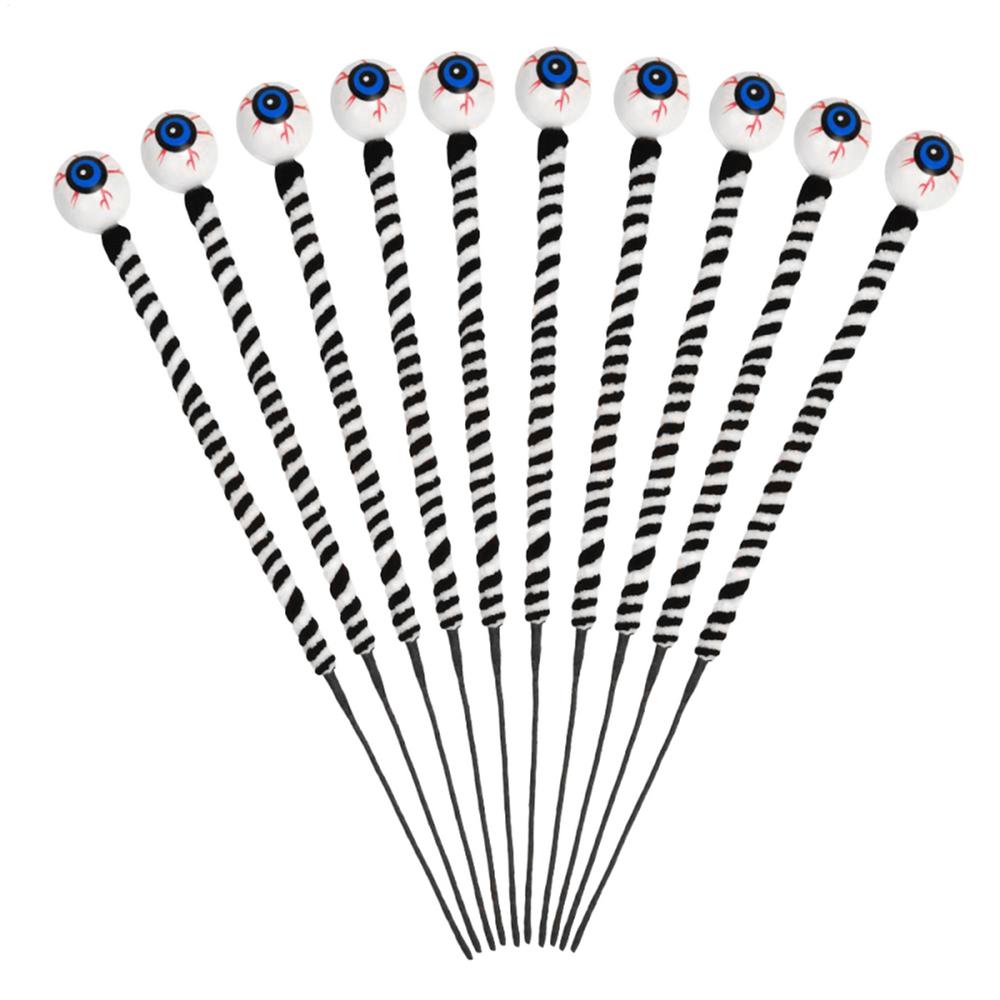 

Eyeballs Halloween Decor Spooky Eyeball Picks Table Decor 10 Pieces Halloween Decorations Table Centerpieces for Flower Vase красный