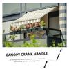 652F Awning Crank Handle Comfort Grips Roller Shutter Manual Operation Handle Winders