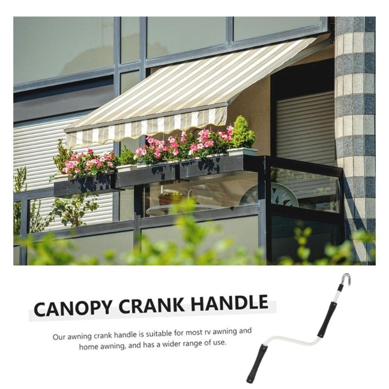 652F Awning Crank Handle Comfort Grips Roller Shutter Manual Operation Handle Winders