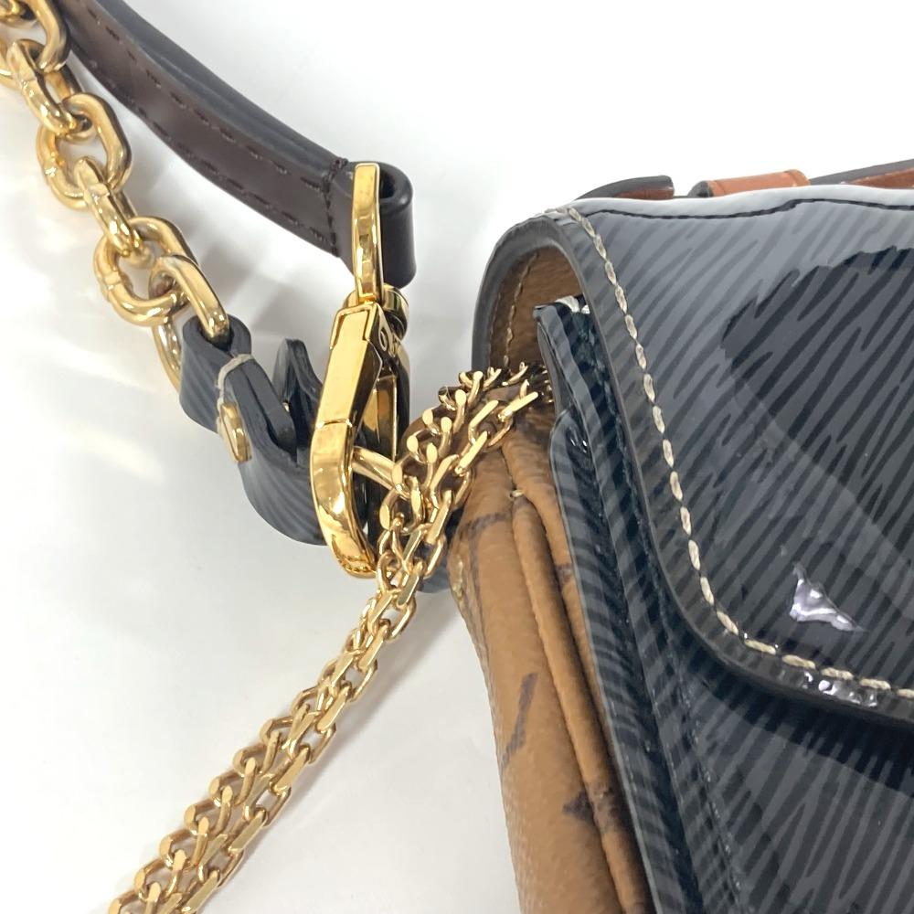 Louis Vuitton M54990 Shiny Epi Monogram Reverse Pochette-MetisMINI 3WAY Hand Bag