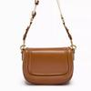 New Wide Strap Armpit Saddle Bag Fashion High-end Pu Leather Crossbody Bag Trendy Small Mobile Phone Bag Hand Bags
