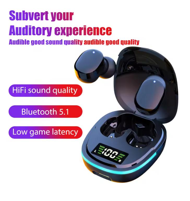 2025 TWS G9S Bluetooth Earphones Wireless Headphones HiFi Headset Waterproof Noise Reduction Sports Earbuds With Mic For Smartphones